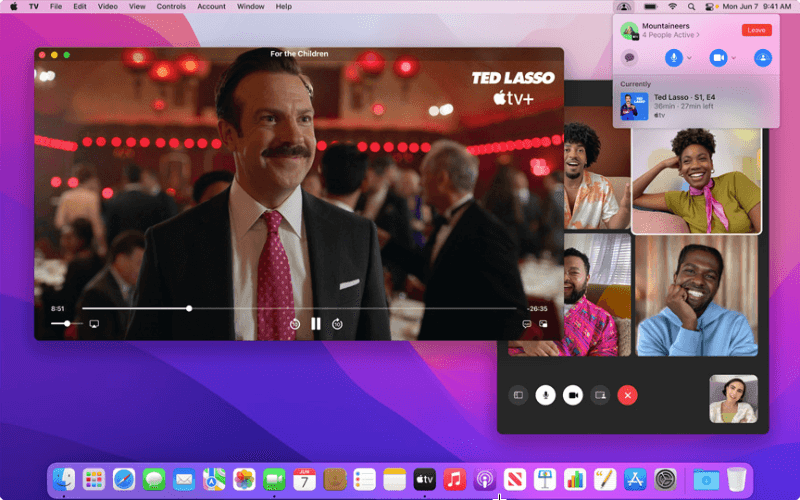 macOS Monterey Feature - FaceTime and SharePlay