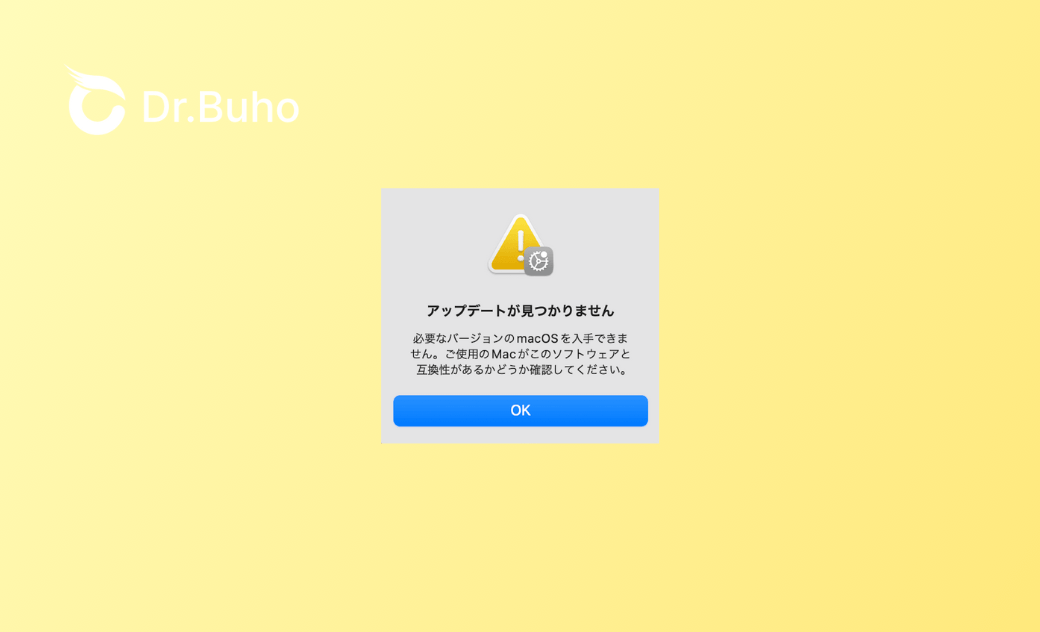 Mac「アップデートが見つかりません」を修正する方法