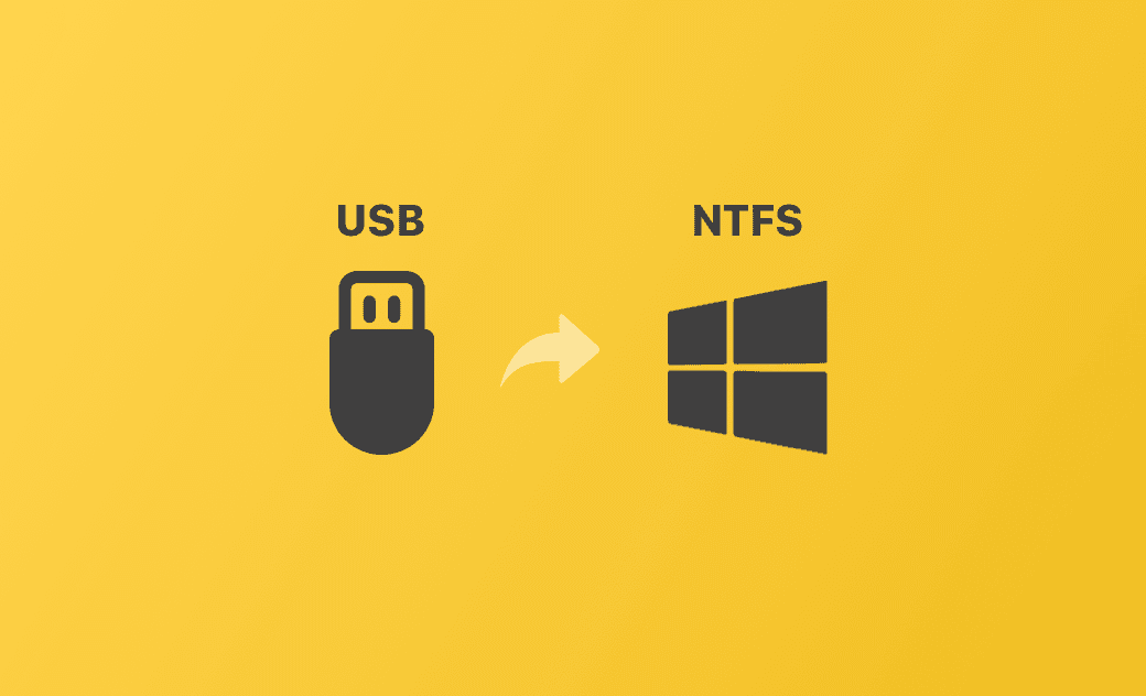  USB 或外接硬碟格式化為 NTFS