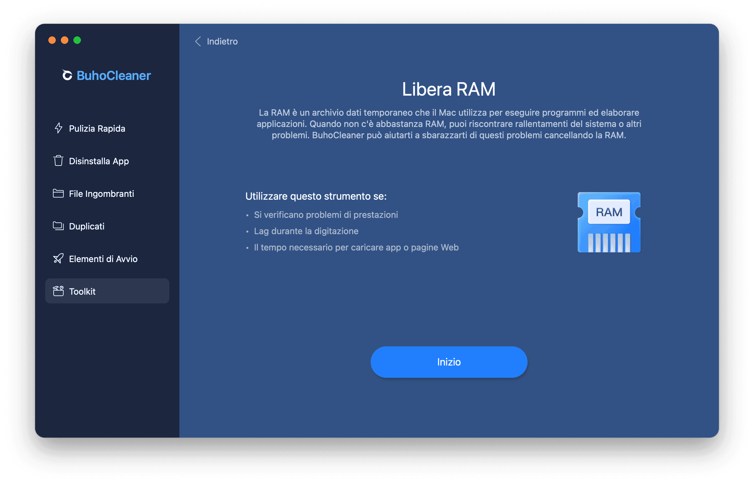 Free Up RAM with BuhoCleaner