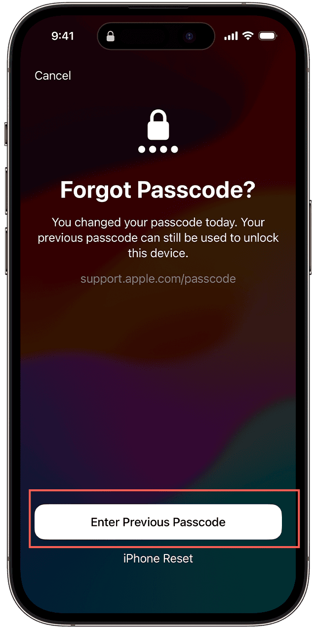 Use Old Passcode to Reset iPhone Passcode on iOS 17