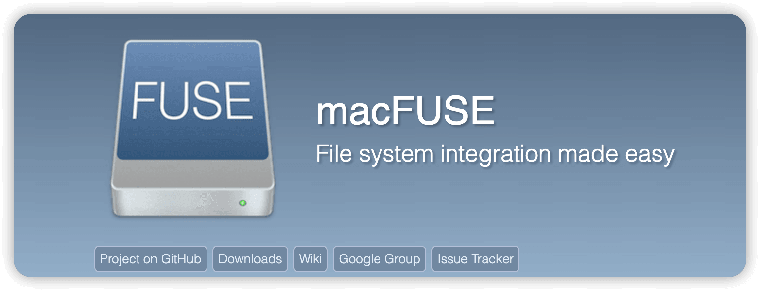 Best Free NTFS for Mac Software - macFUSE