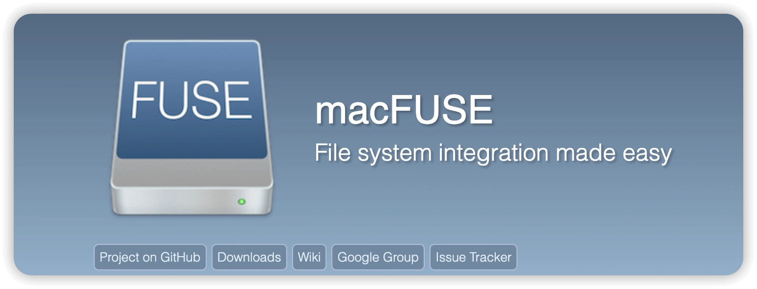 最佳 NTFS for Mac 軟體/應用程式 - macFUSE