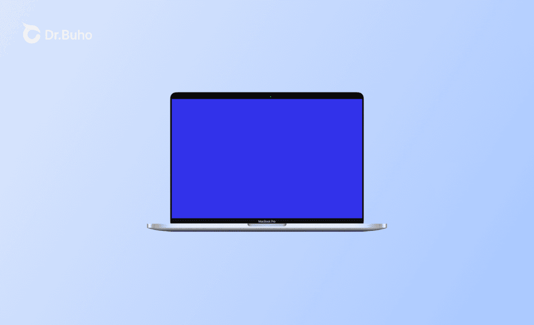 Blue screen on mac
