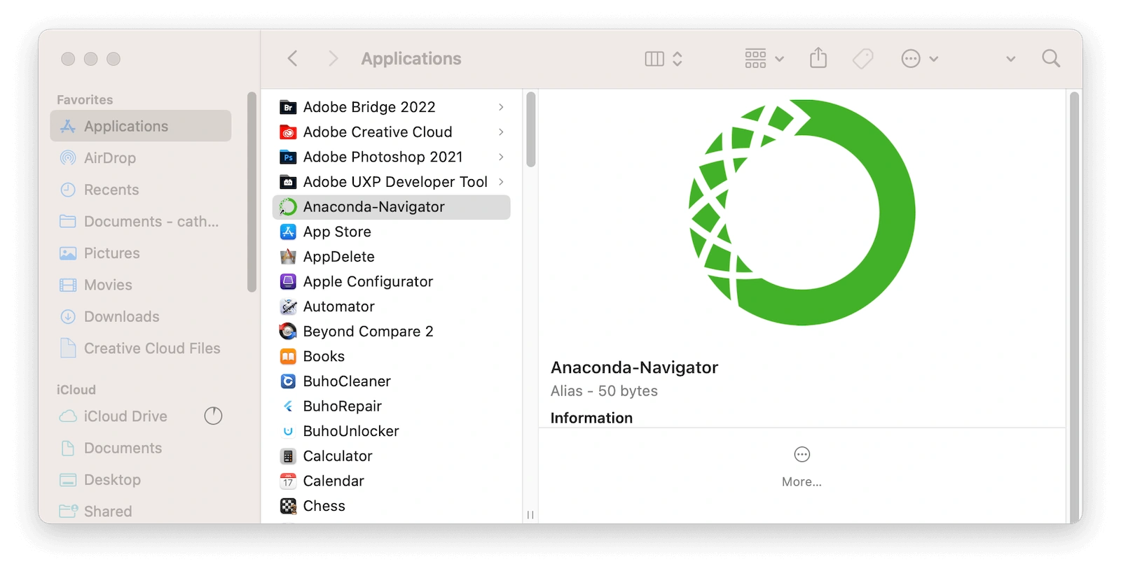 Manually Uninstall Anaconda on Mac Using Finder