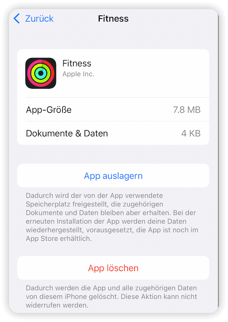 Offload or Delete App to Fix iPhone Storage Full