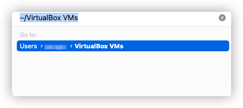 VirtualBox Virtuelle Maschinen auf einem Mac mit dem Finder entfernen