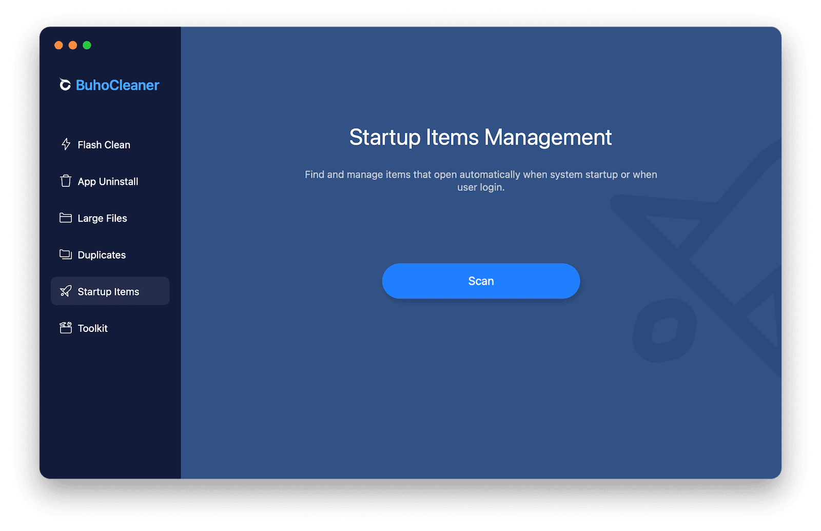 Scan Startup Programs on Mac