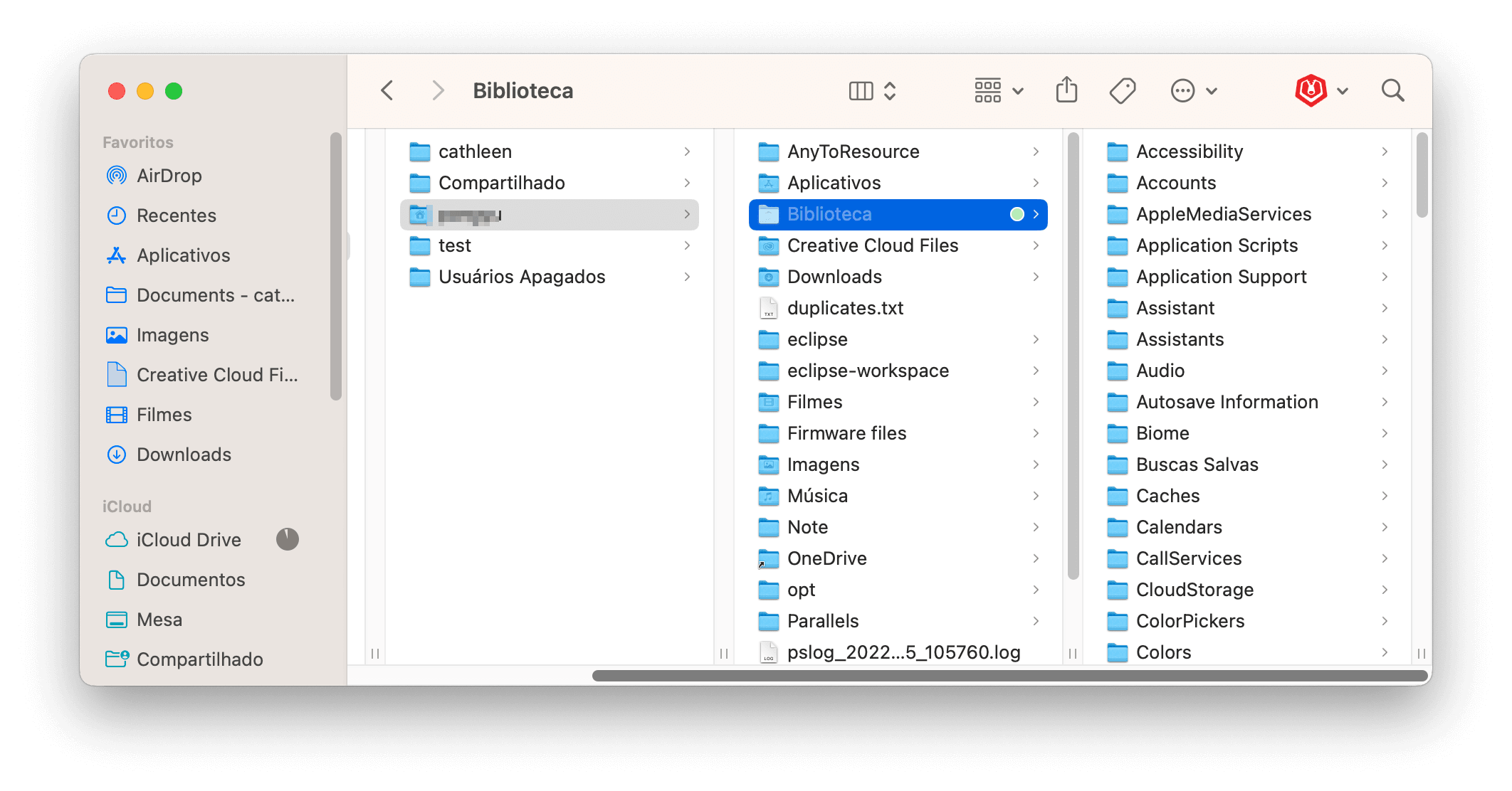 Show Library Folders on Mac