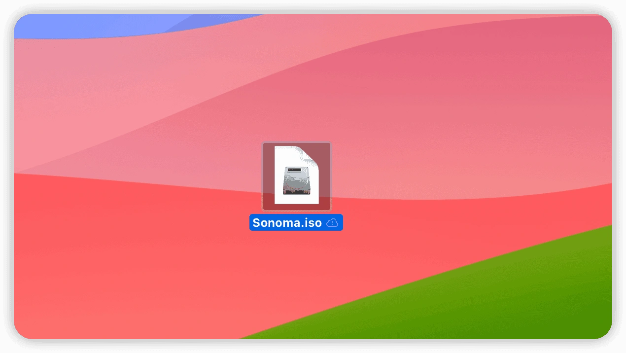 Sonoma ISO File