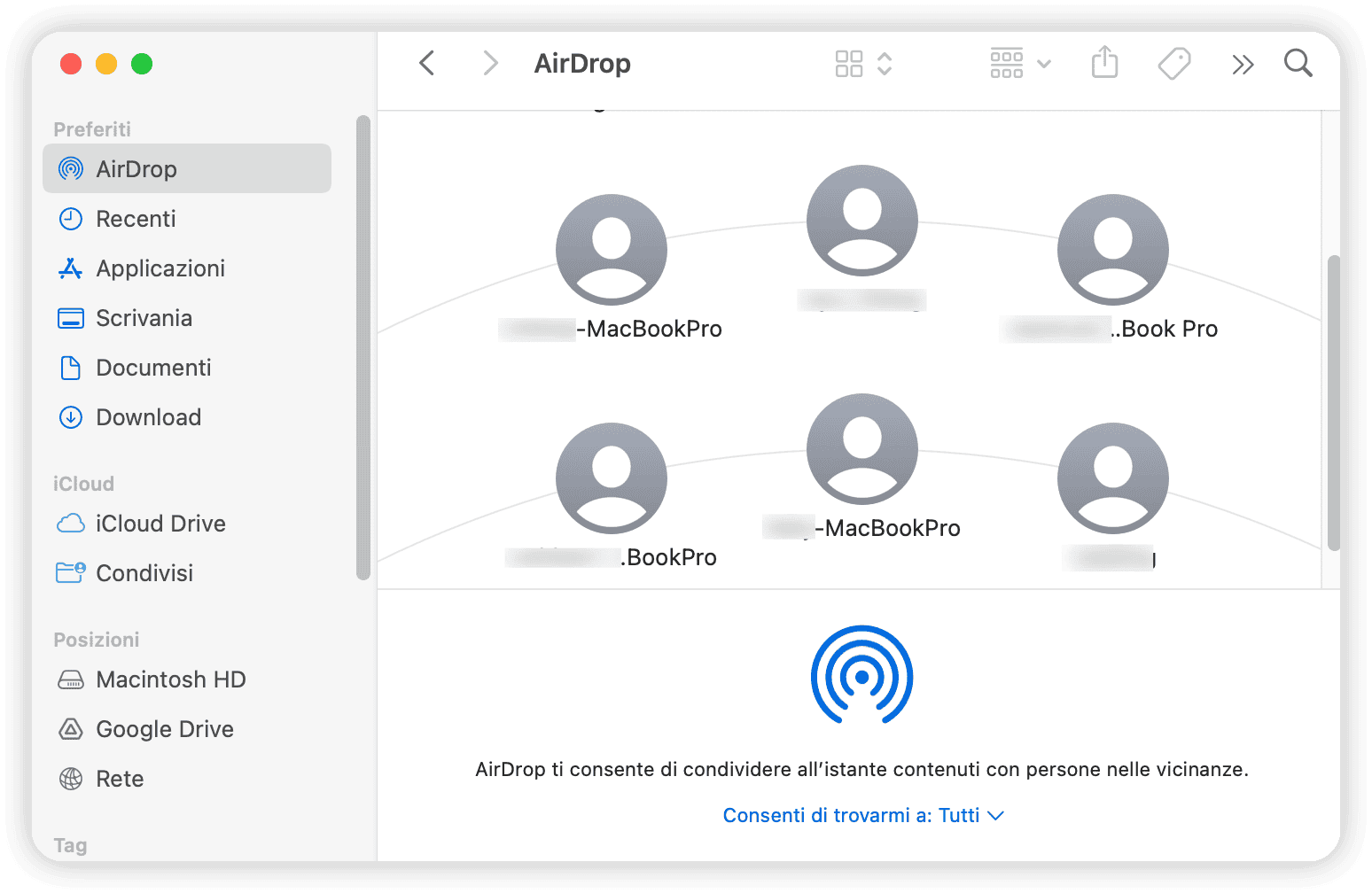 enable AirDrop correctly