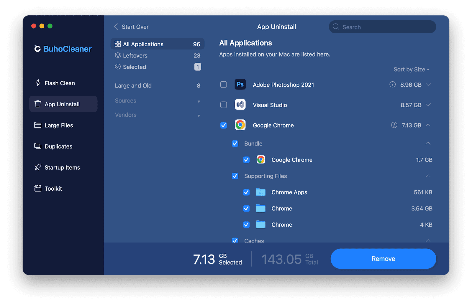 Quickly Uninstall Apps on Mac with BuhoCleaner