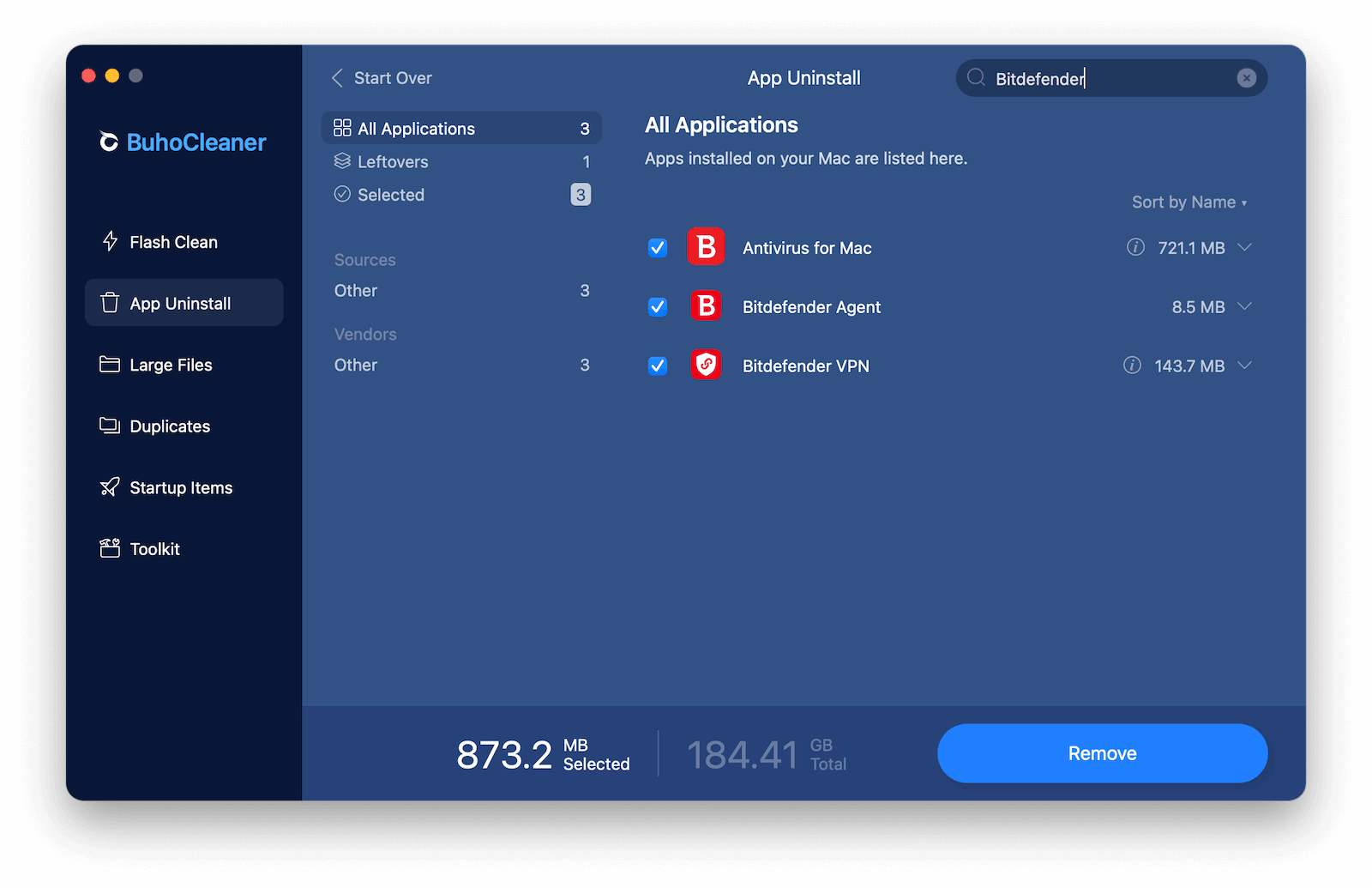 Quickly Uninstall Bitdefender on Mac with BuhoCleaner