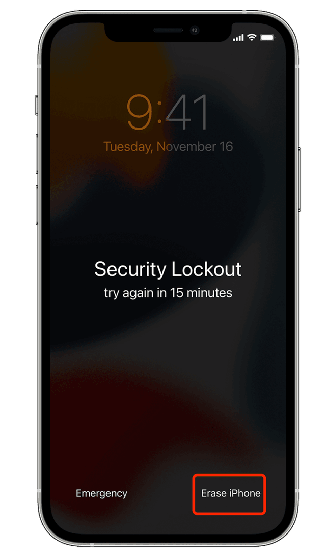 Unlock iPhone with the Erase iPhone Button in Security Lockout Screen