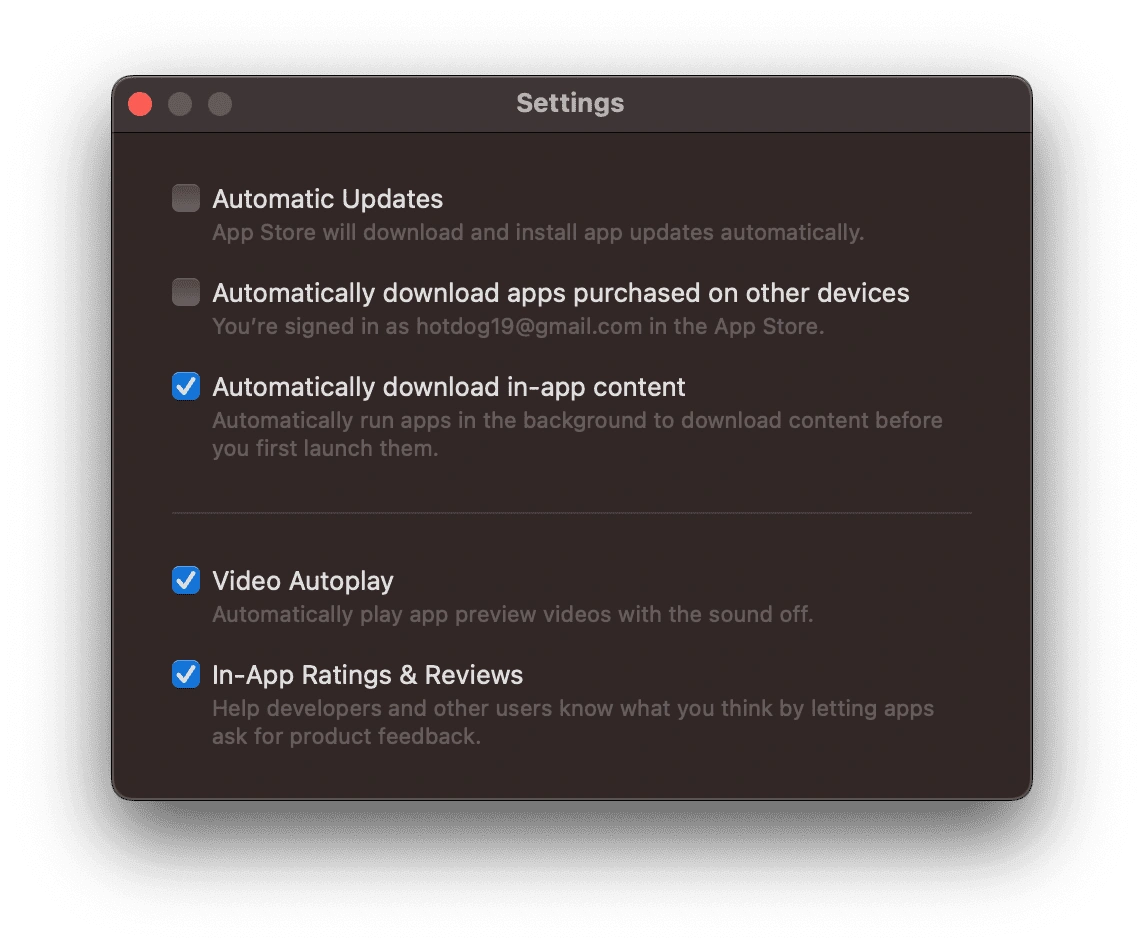 turn on automatic app updates on Mac