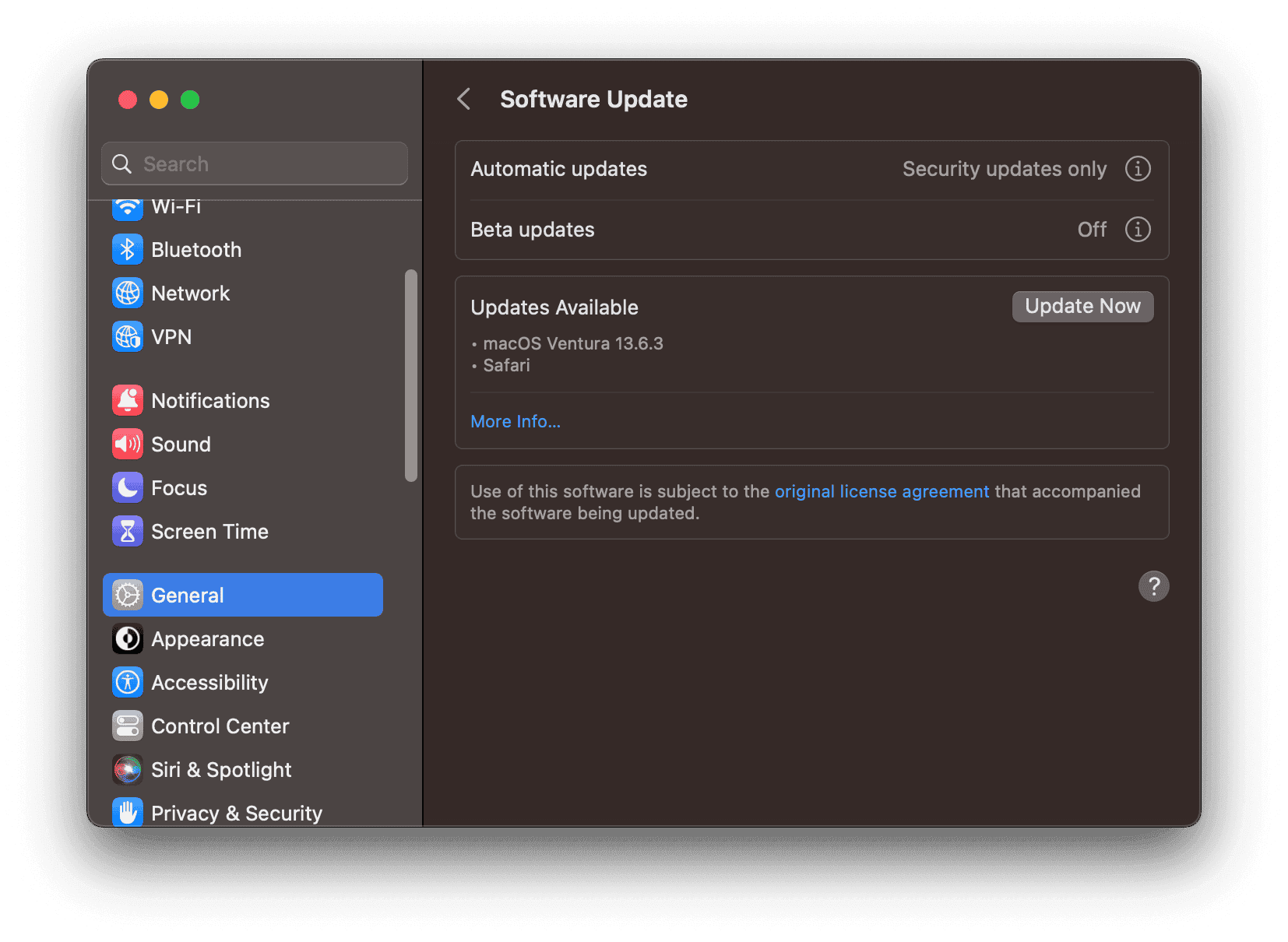 update apps on Mac with macOS Update