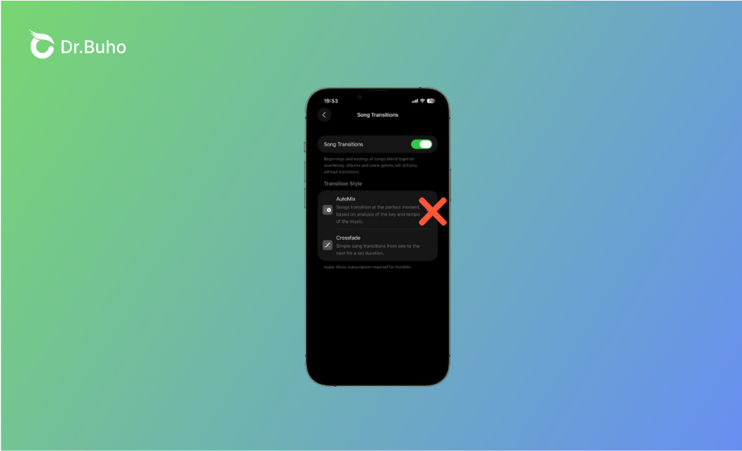[8 Soluciones] AutoMix en Apple Music no funciona en iOS 26