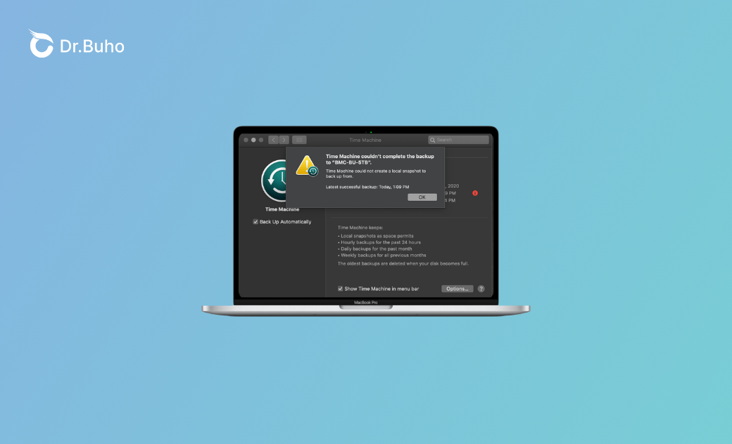 7 Lösungen für „Time Machine konnte keinen lokalen Schnappschuss für ein Backup erstellen“