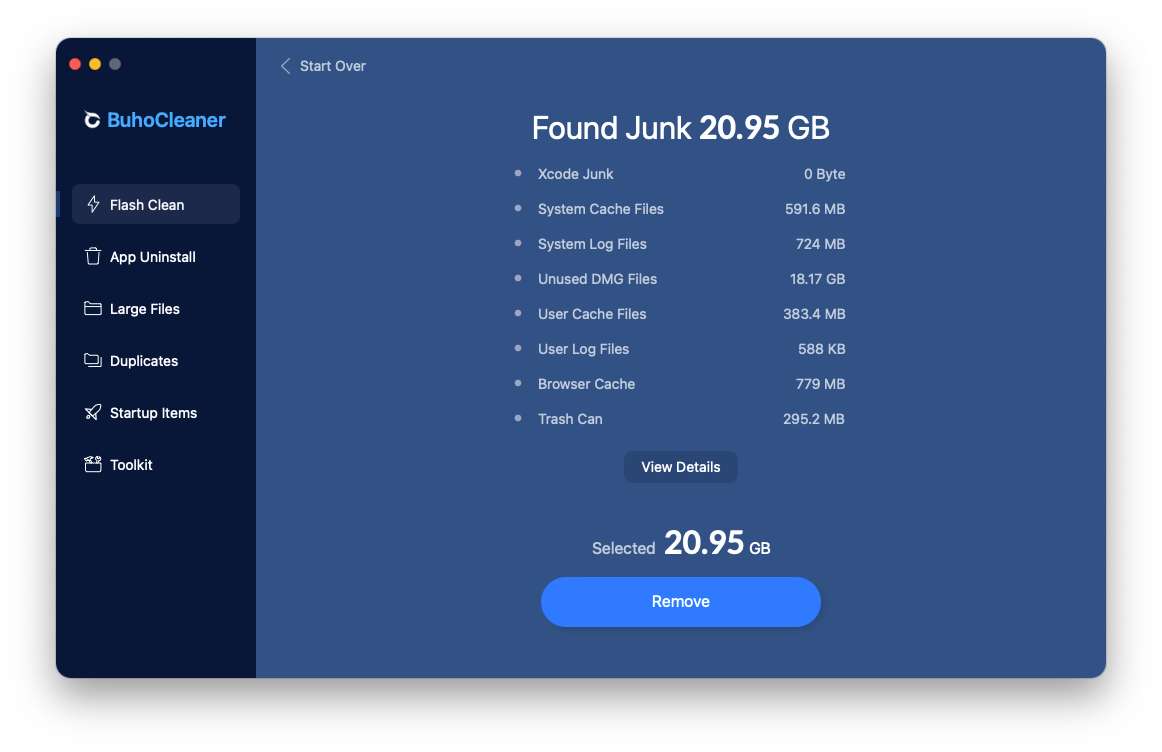 Clear Disk Space with BuhoCleaner