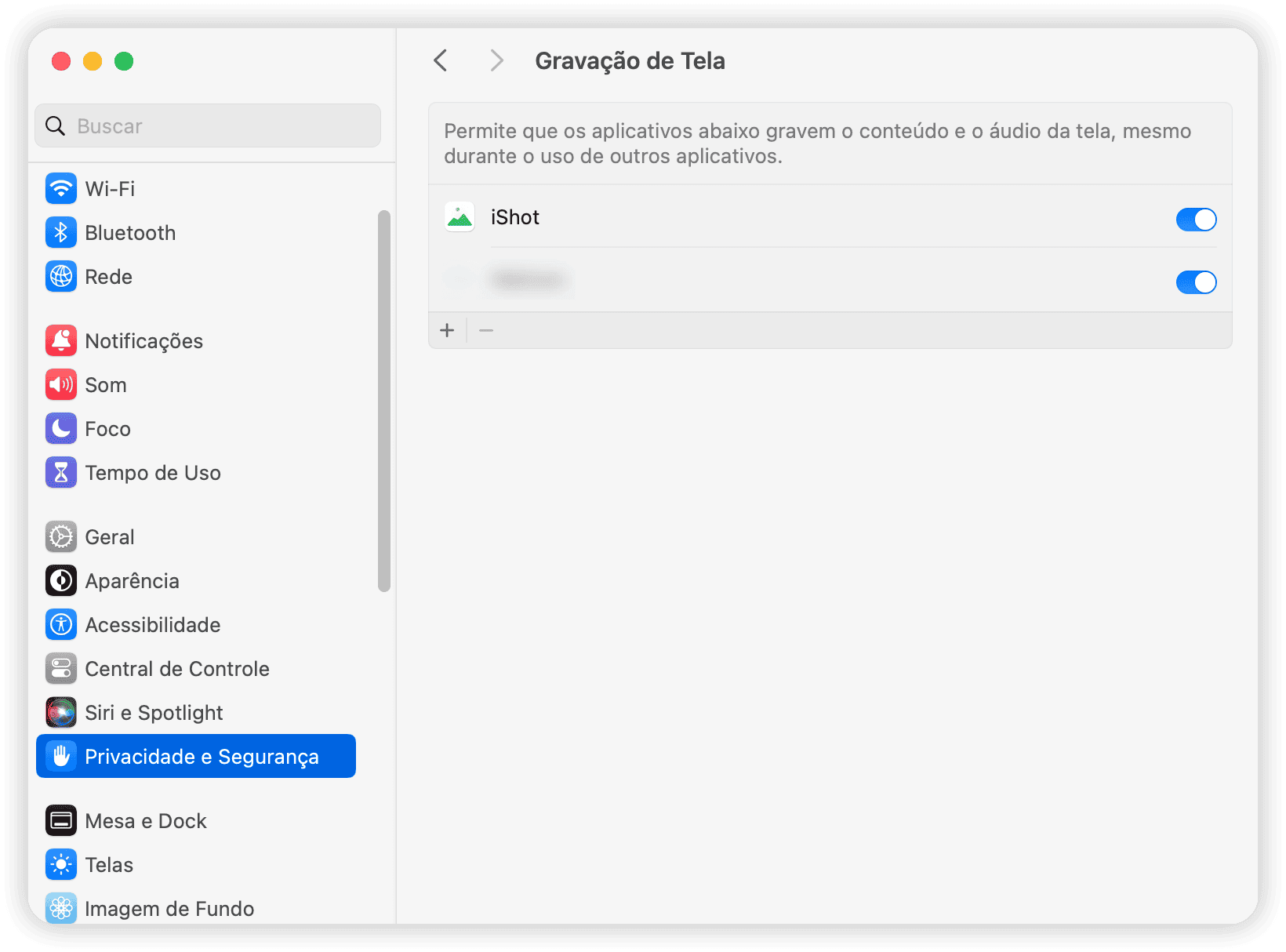Check Apps with Screen Recording Permission