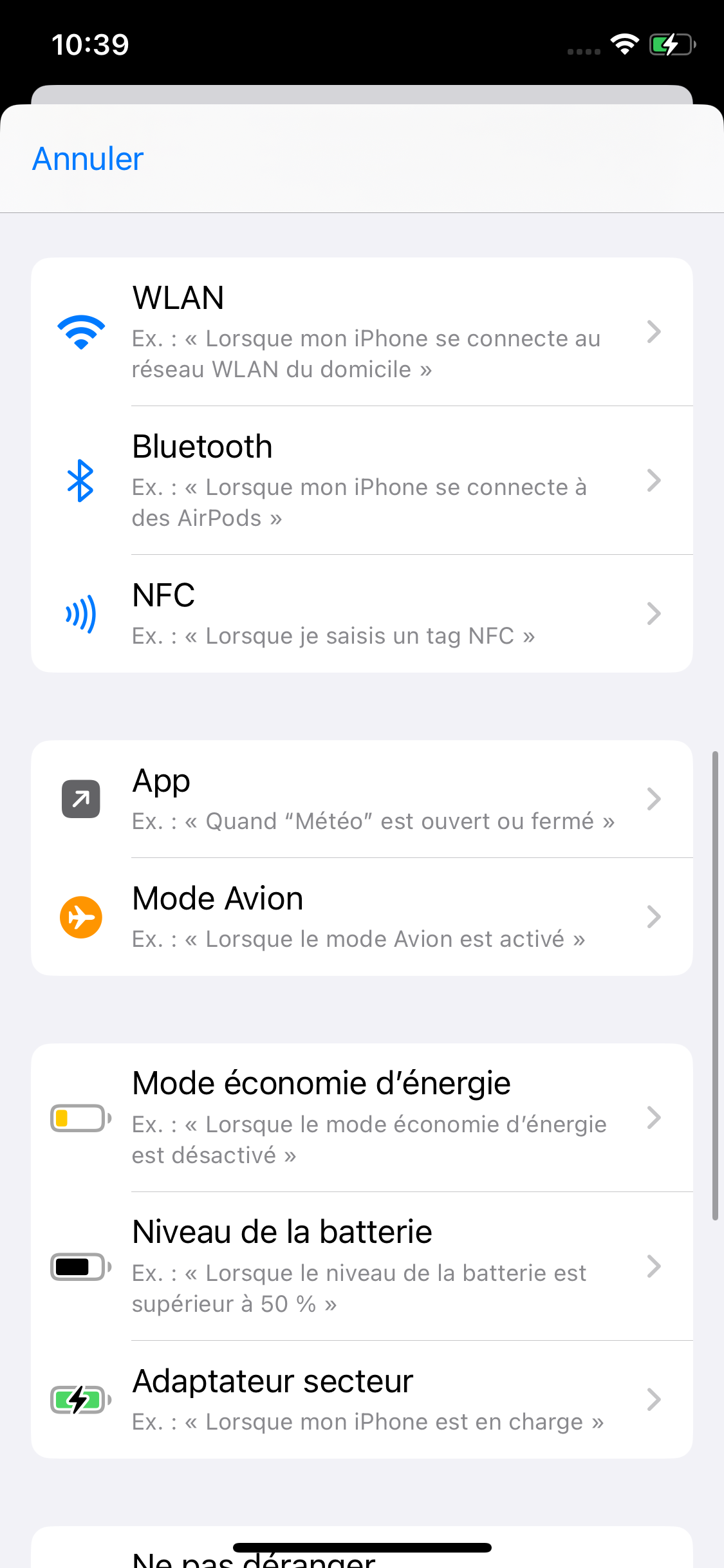 Choisir l'Application à Verrouiller