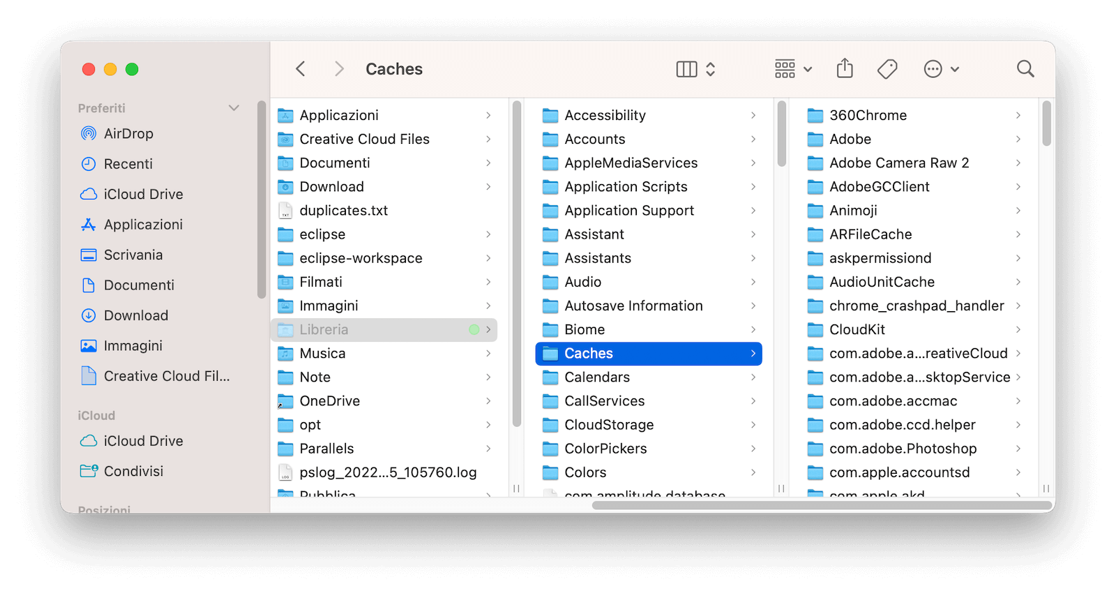 Svuotare la cache su Mac