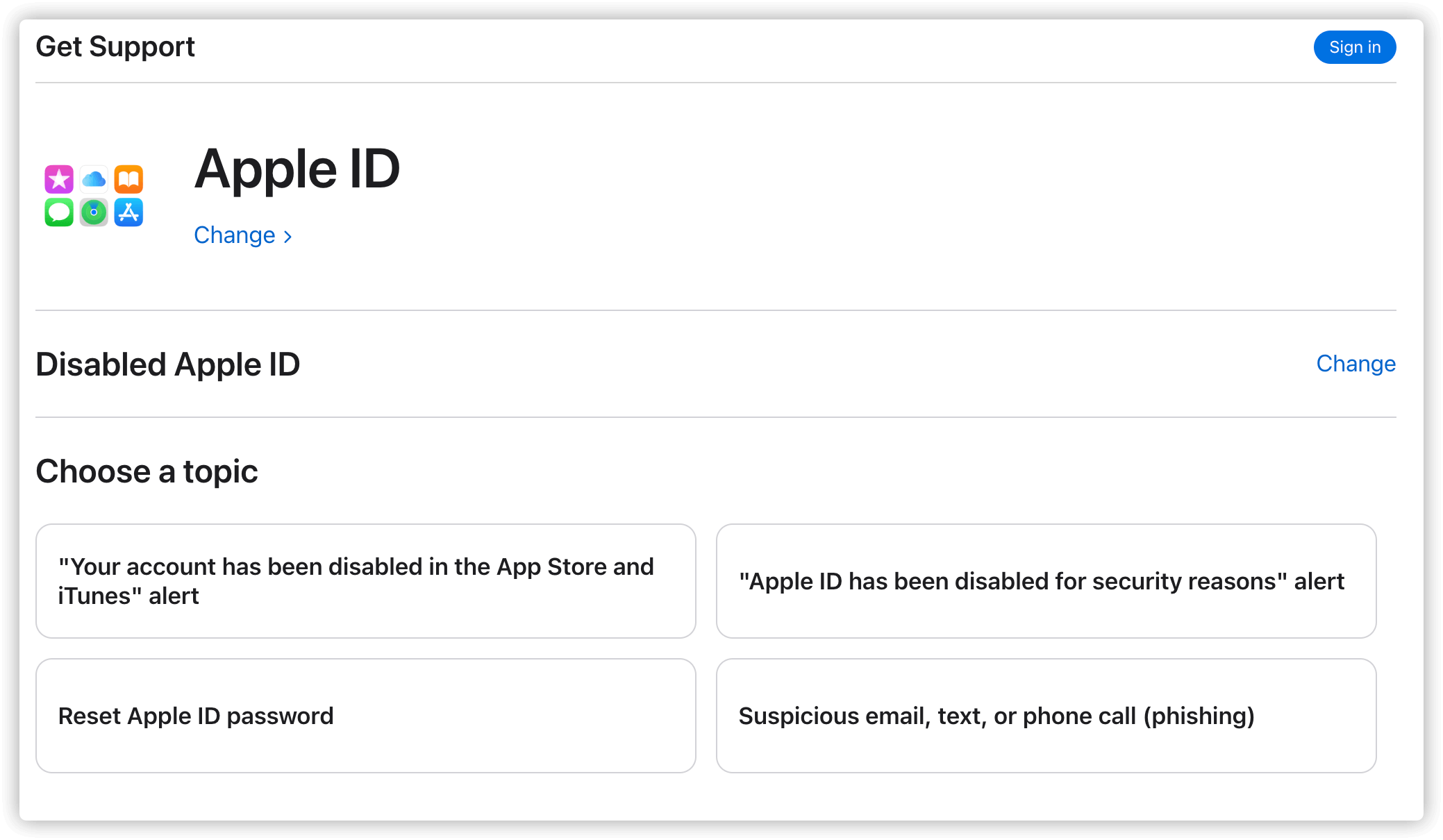 Contact Apple Support to Unlock Apple ID