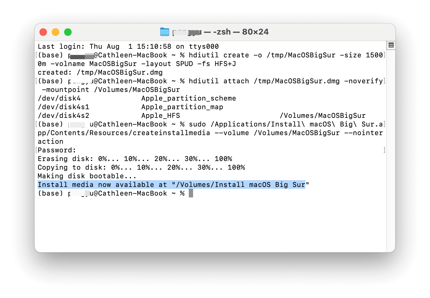 Creare File DMG di macOS Big Sur