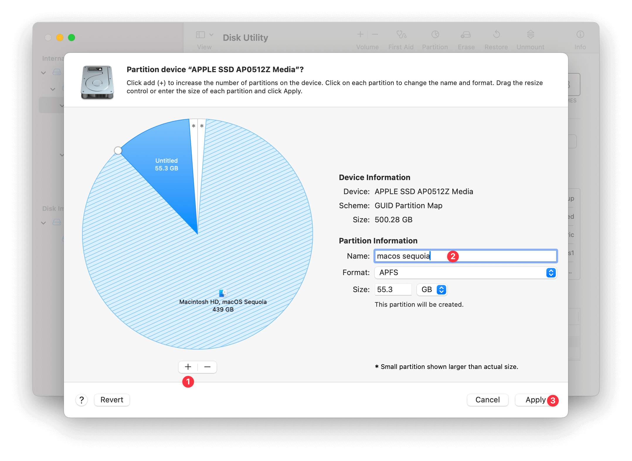 Create a New Partition for macOS Sequoia