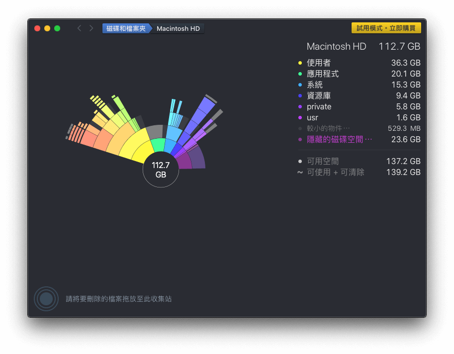 最佳 Mac 清理應用程式和優化軟體 - Daisy Disk