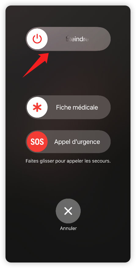 Déconnexion n'est pas disponible