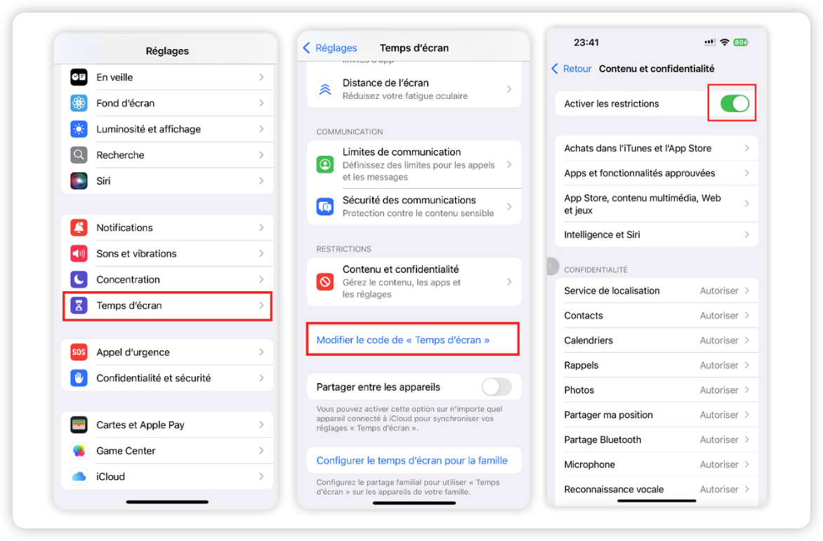 Déconnexion n'est pas disponible