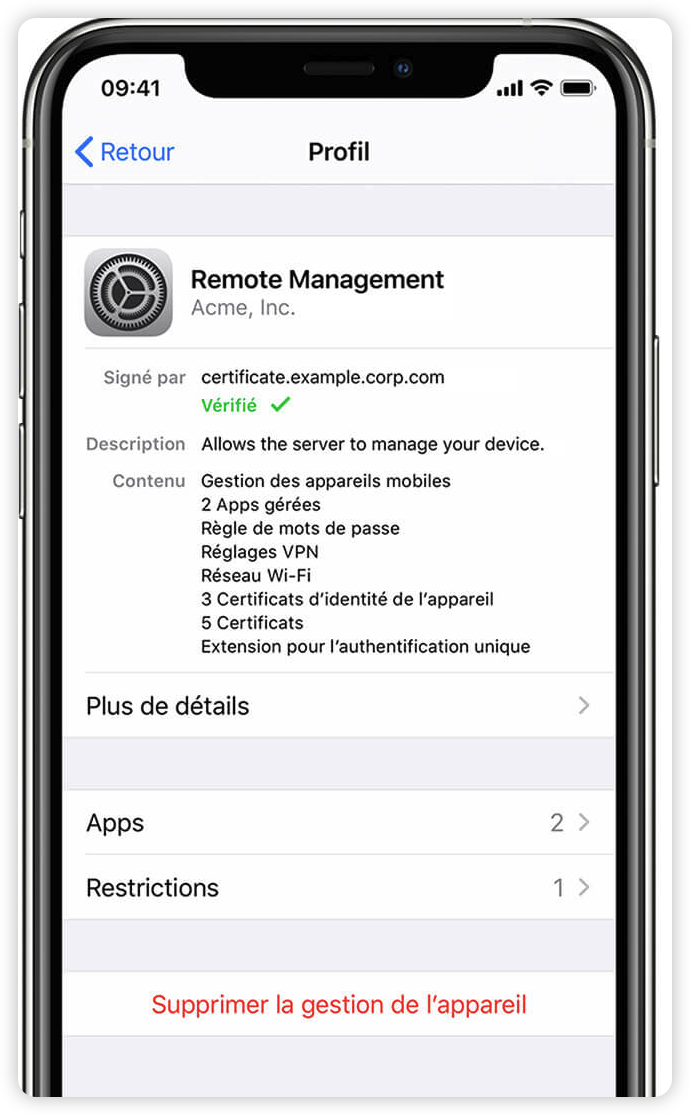 Déconnexion n'est pas disponible