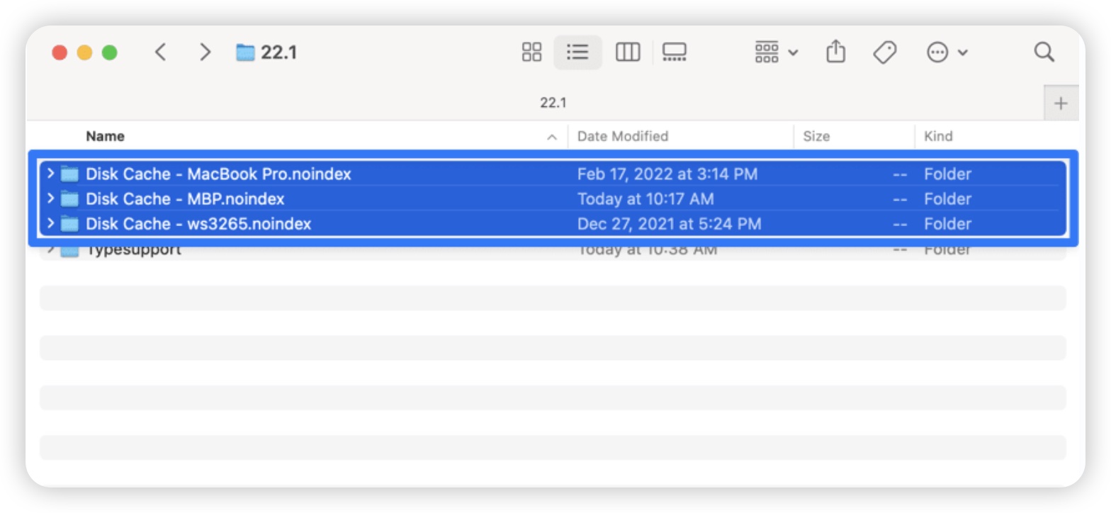 Delete Adobe cache on Mac