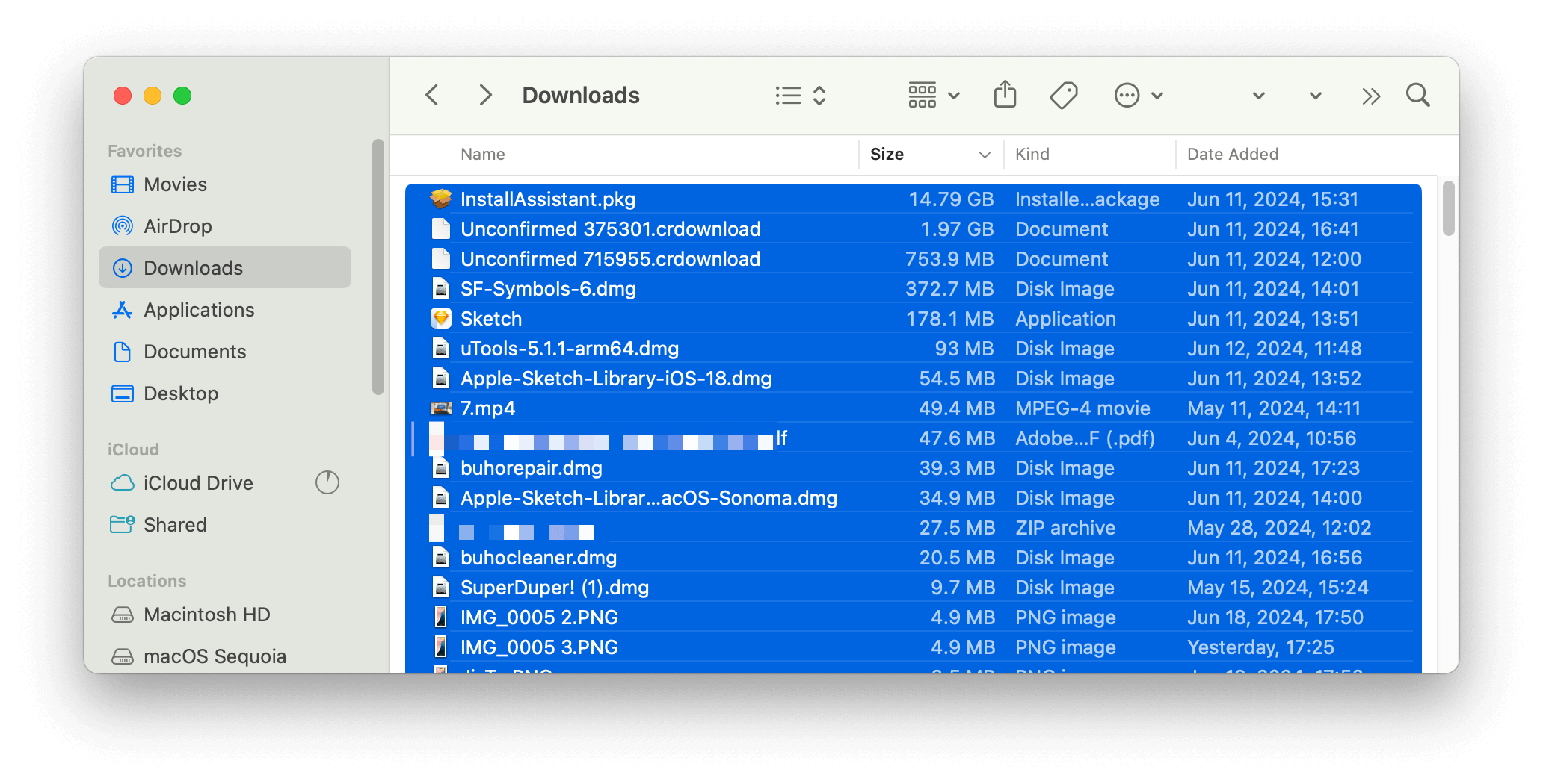 Delete Downloads Folder on Mac