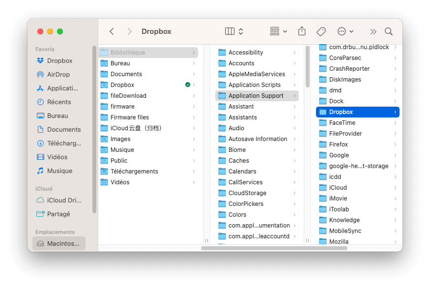 Delete Dropbox Related Files on Mac