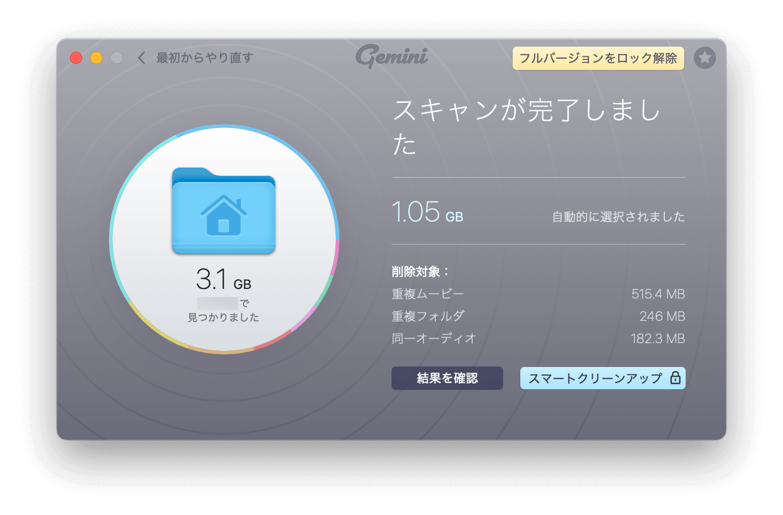 重複動画検出アプリGemini2