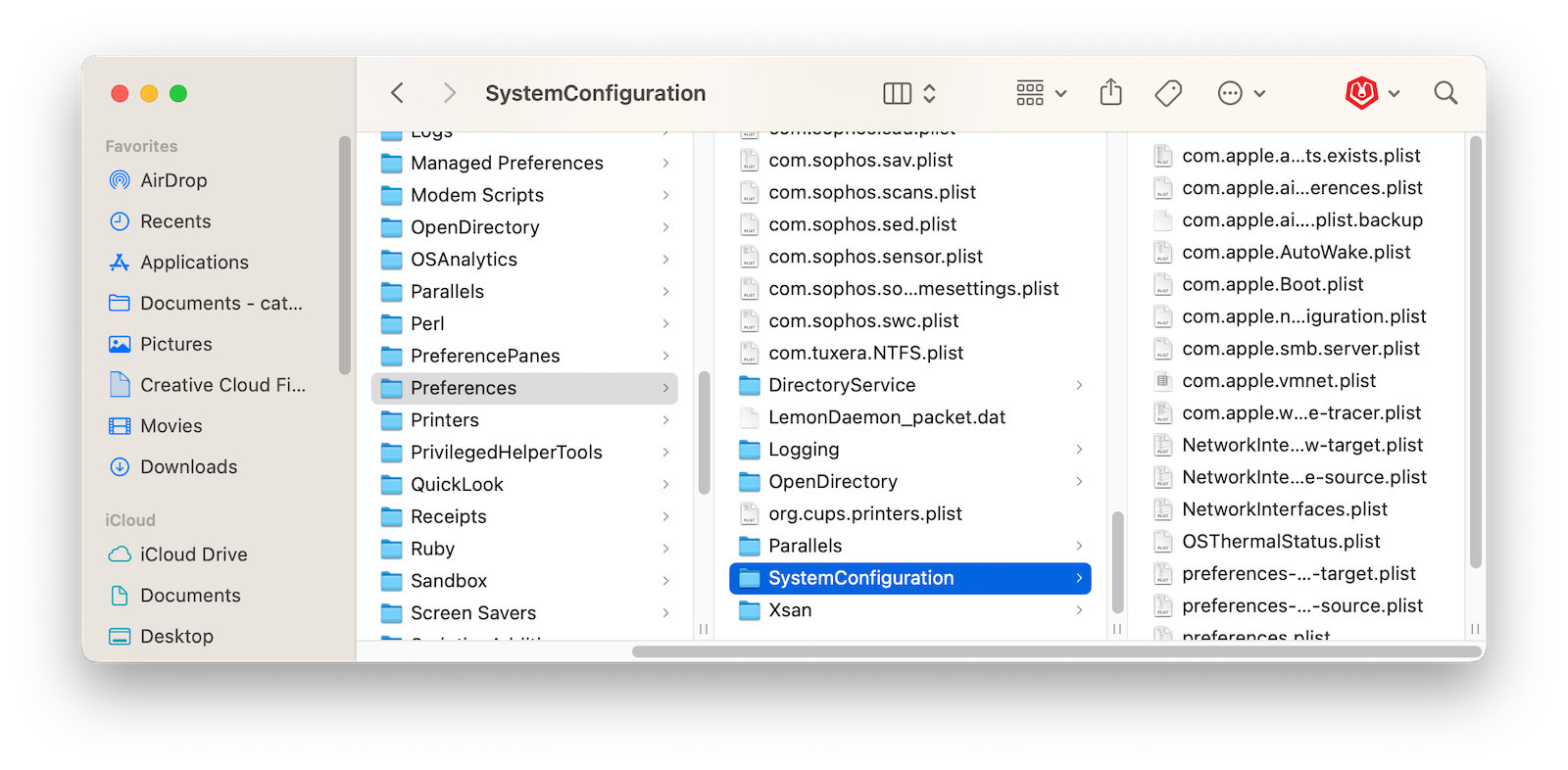 Delete Files from System Configuration