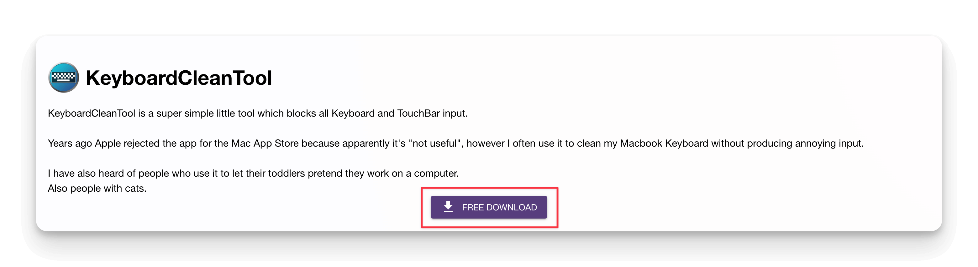 KeyboardCleanTool download