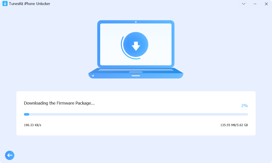 Download the Firmware Package to Unlock iPhone