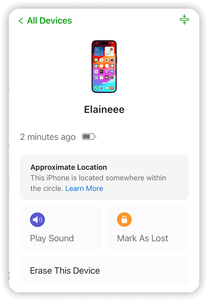 Erase iPhone to Reset iPhone Passcode