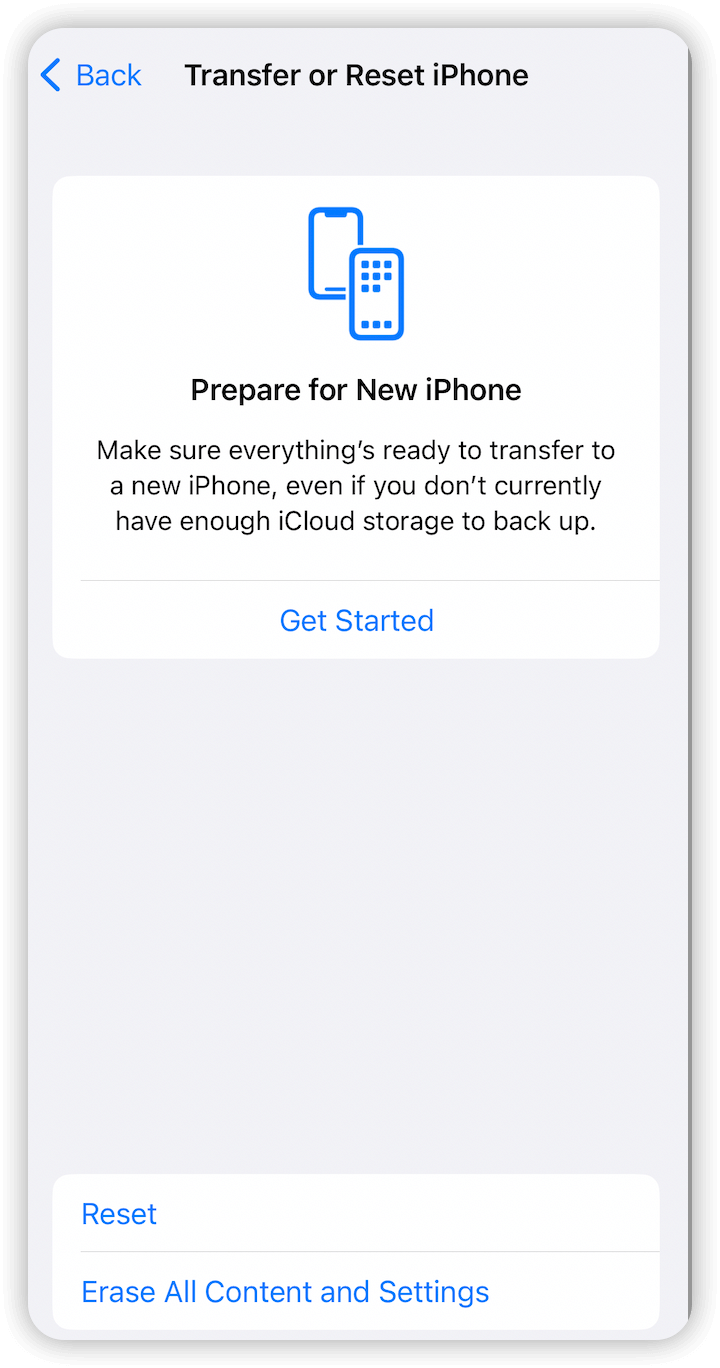 Factory Reset iPhone with Passcode