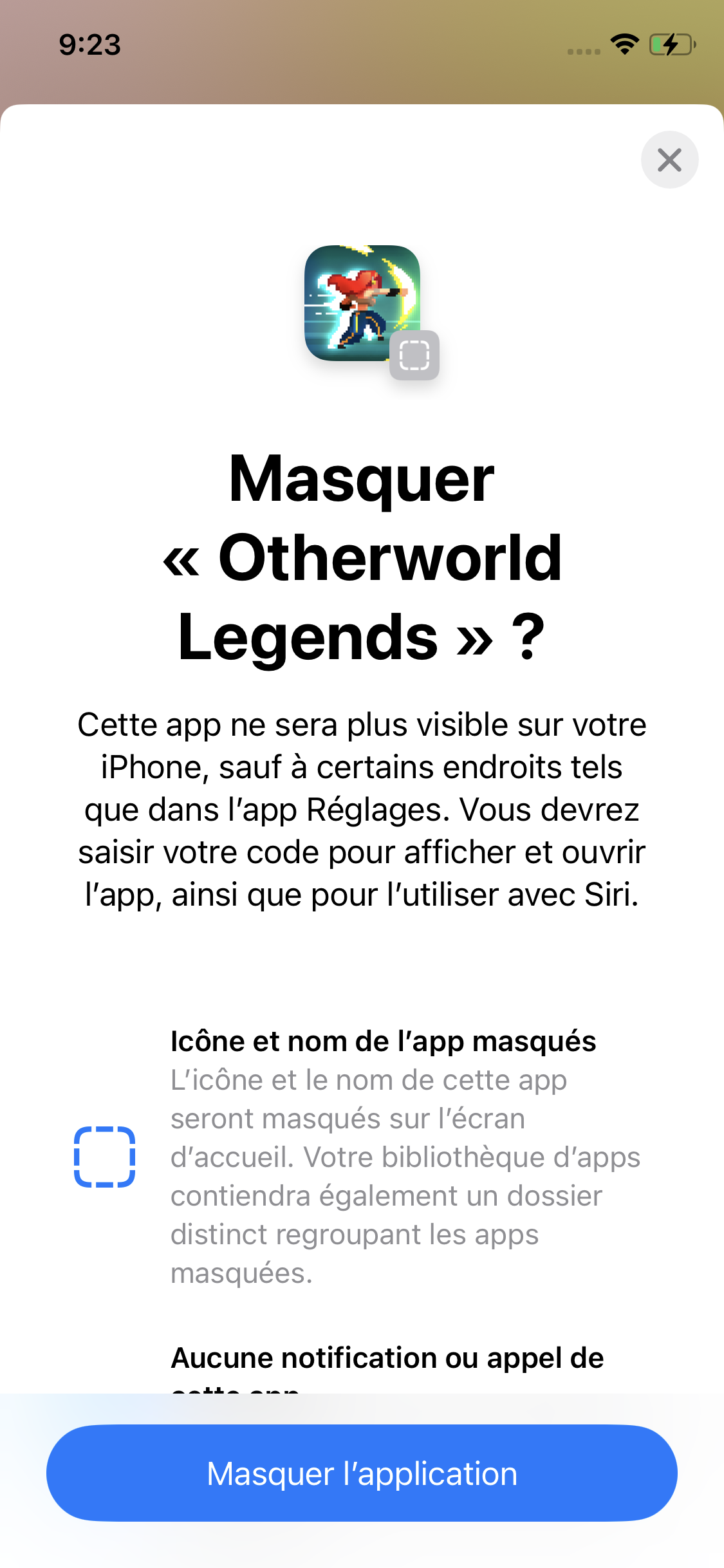 Masquer et Exiger un Code sur iOS 18