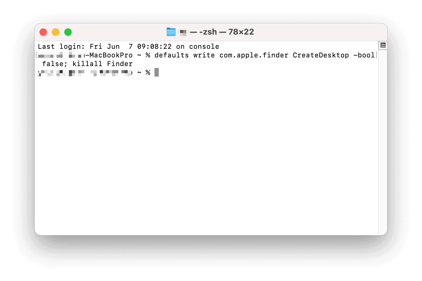 Macのデスクトップのアイコンを隠す