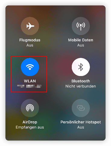 Netzwerkverbindung auf dem iPhone prüfen
