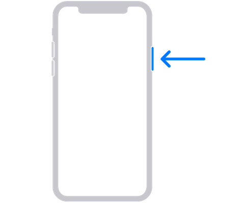 iPhone X  Later Recover Side Button