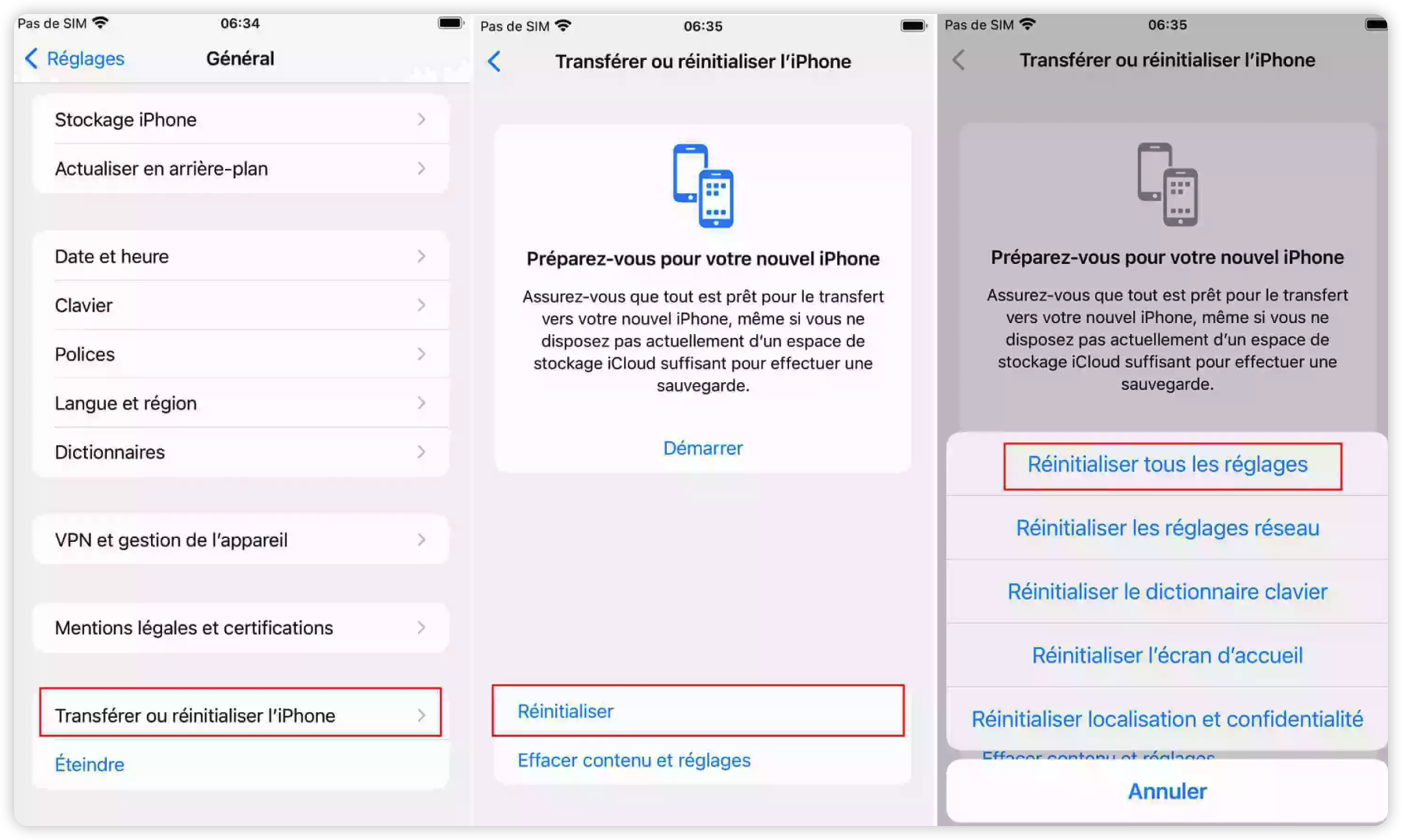 Lampe torche de iPhone ne fonctionne plus