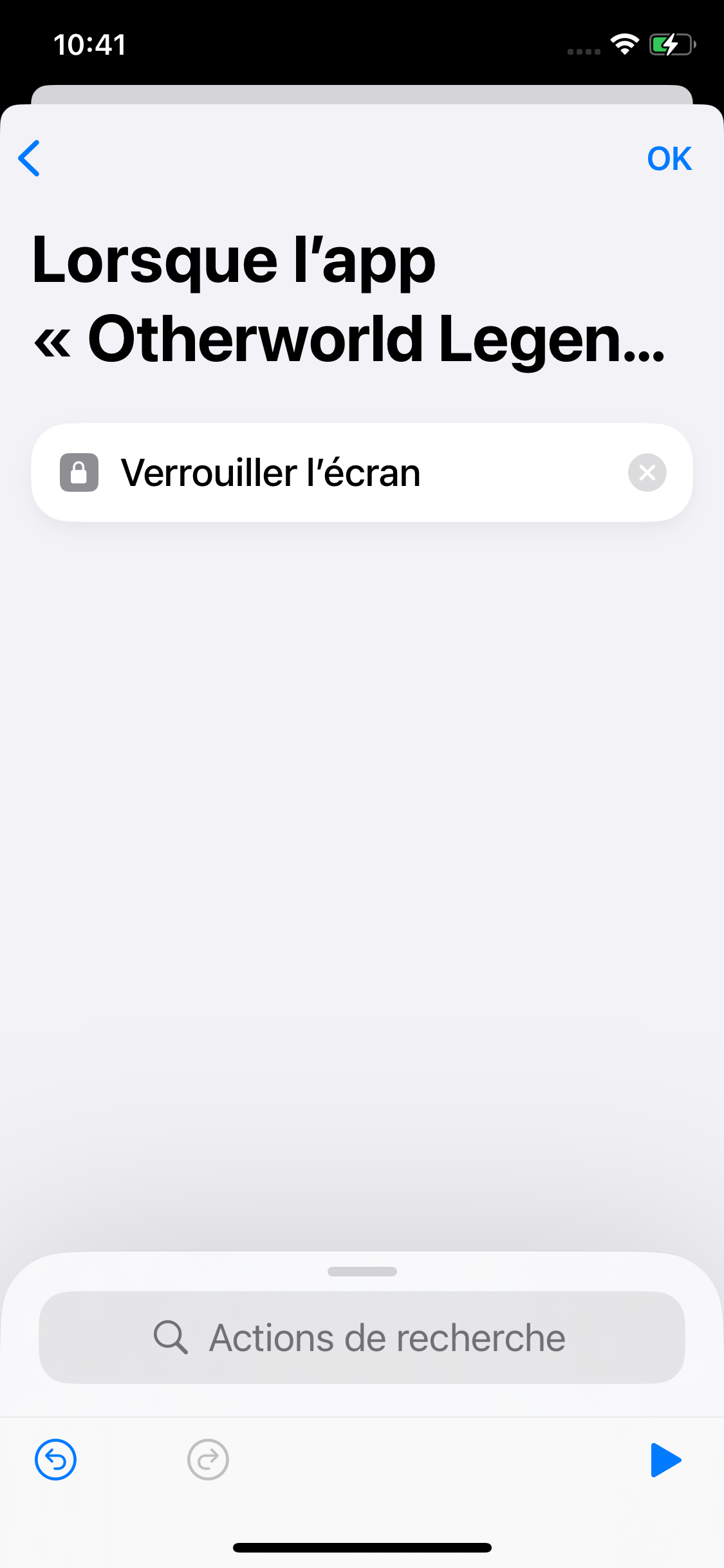 Verrouiller des Applications avec Raccourcis