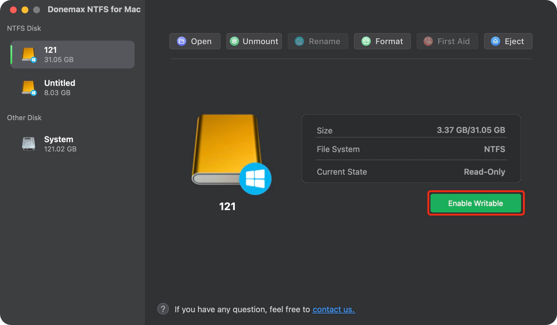 Alternative Paragon NTFS pour Mac – Donemax NTFS pour Mac