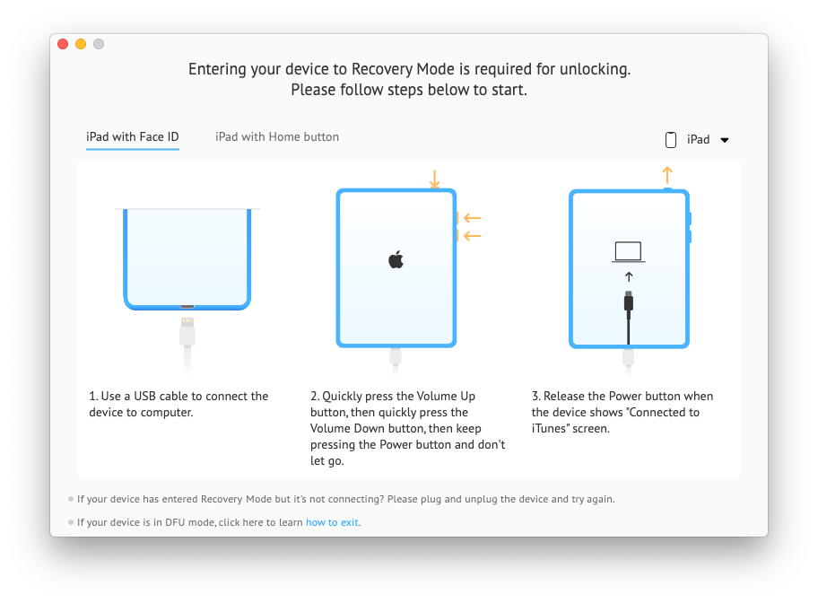 Put Your iPad into Recovery Mode